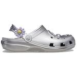 Сандалии Crocs x Kenny Scharf Classic Clog 'Silver', серебряный - фото 2