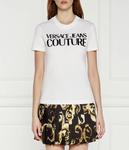 Футболка женская Versace Jeans Couture с надписью, белый - фото