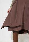 Юбка А-силуэта Ulla Popken, серо-коричневый - фото 2