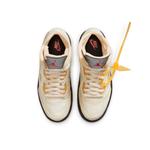 Кроссовки 5 x off-white retro sp 'sail' Air Jordan, мультиколор - фото 4