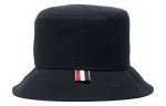 Унисекс синяя шляпа-ведро THOM BROWNE - фото 3
