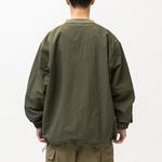 WTAPS Длинный свитшот с принтом, Olive Green - фото 9