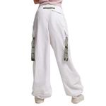 Брюки Superdry Vintage Baggy Parachute cargo, белый - фото 2