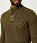 Свитер Regular fit Aeronautica Militare, зеленый - фото 4