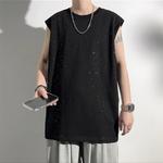 Футболка-майка унисекс "Бездонная бездна", черный+черный (2 шт) - фото 10