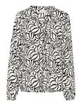 Блузка Kaffe Blouse Ellen, черный/белый - фото
