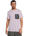 Футболка Armani Exchange Logo Pocket Tee, цвет Lilac Gray - фото