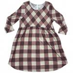 Женское платье в клетку мюли Honeyme, лиловый - фото 2