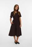 Платье Vero Moda Shirt dress, Chocolate Torte/Brown - фото 2