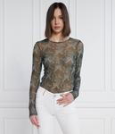 Блуза Regular fit Silvian Heach, зеленый - фото 3