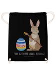 Спортивная сумка Mr & Mrs Panda Sportbeutel Hase Eier Malen, черный - фото 2