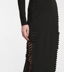 Платье макси с вырезом Tom Ford, черный - фото 5