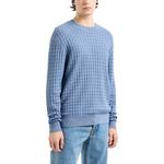 Свитер Checked Jumper ARMANI EXCHANGE, синий - фото 4