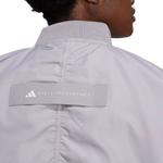 Куртка-бомбер с высокой молнией Adidas, голубино-серый - фото 2