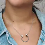 Pandora Серебряное колье 925 пробы - фото 7