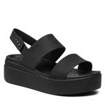 Сандалии Crocs BrooklynLow Wedge, черный - фото