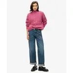 Свитер Superdry Aran Cable, розовый - фото 5