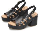 Paschal Platform Sandal In Black KORK-EASE - фото