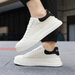 Кроссовки для скейтбординга мужские бело-черные HLA - фото 7