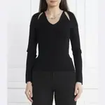 Облегающий свитер Karl Lagerfeld, черный - фото