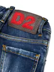 Прямые джинсы DSQUARED2 KIDS, синий - фото 4