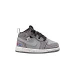 Кроссовки Air Jordan 1 Mid Wings TD, серый - фото