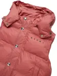 Дутый жилет с логотипом Marni Kids, розовый - фото 3