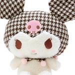 Куклы плюшевые Sanrio Houndstooth Pattern Collection Kuromi Houndstooth Pattern Collection высота 20см SANRIO GIFT GATE - фото 4
