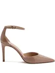 Туфли Power Strap 85 Stuart Weitzman, бежевый - фото