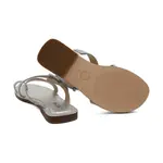 Кожаные шлепанцы Ashton Michael Kors, серебряный - фото 4