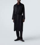 Кожаные тапочки Charvet, черный - фото 2