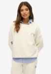 Толстовка Superdry & Co ATHLETIC ESSENTIALS PRINTED CREW, Desert Bone Off White/White - фото
