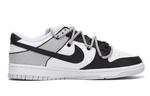Кроссовки Nike Dunk Skateboard Shoes Men Low-Top Gray, черный/белый - фото 2