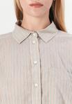 Блуза GAP TIE BACK SHIRT, Beige Stripe/Beige - фото 6