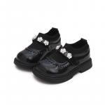 Детские кожаные туфли Детские низкие Budding, бежевый - фото 8