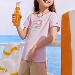 Футболка FILA KIDS, Пурпурный облачный халат - фото 4