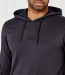 Толстовка мужская Ea7 хлопковая, темно-фиолетовый - фото 4