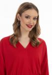 Блуза faina CROPPED LANGARM, Rot/Red - фото 3