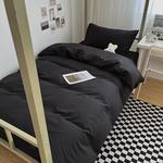 Yalu Комплект пододеяльник 200х230 см + одеяло 4 кг, цвет solid black - фото 5