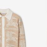 Кардиган детский Burberry, кремовый - фото 4