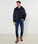 Куртка мужская Guess Jeans стеганая с капюшоном, синий - фото 2