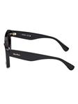 Солнцезащитные очки Max Mara Eyewear «кошачий глаз», черный - фото 3