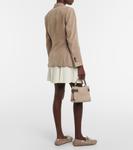 Украшенный замшевый блейзер Brunello Cucinelli, бежевый - фото 3