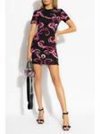Versace Jeans Couture мини-платье с принтом Chromo Couture, черный - фото 2