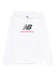 Худи с логотипом New Balance Kids, белый - фото