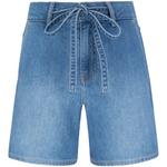 Джинсовые шорты женские джинсовые Calvin Klein, голубой - фото 3