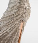 Юбка макси Luna с драпировкой и пайетками Maticevski, Mirror - фото 6