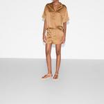 Шорты Gg с кулиской и монограммой GUCCI, Copper - фото 5