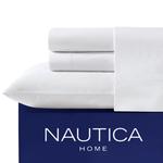 Простыня на подгонке Nautica Solid White Queen, цвет Tin Grey - фото