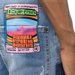 Потертые джинсы skater DSQUARED 2, синий - фото 7